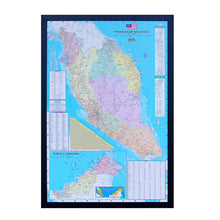 Load image into Gallery viewer, Framed Malaysia Map
